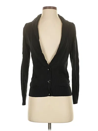 Pre-owned Gap Cardigan Sweater In Black