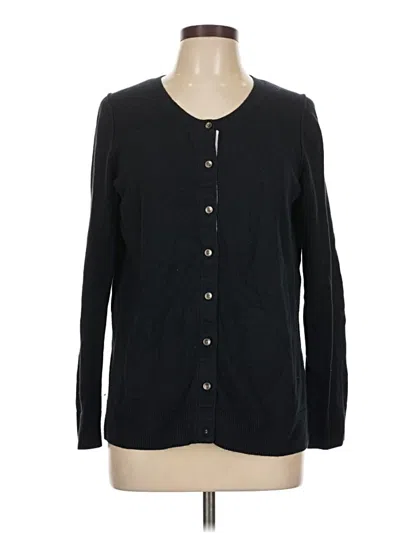 Pre-owned Gap Cardigan Sweater In Black