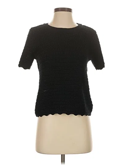 Pre-owned Gap Cardigan Sweater In Black