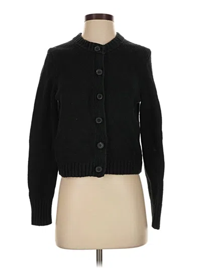 Pre-owned Gap Cardigan Sweater In Black