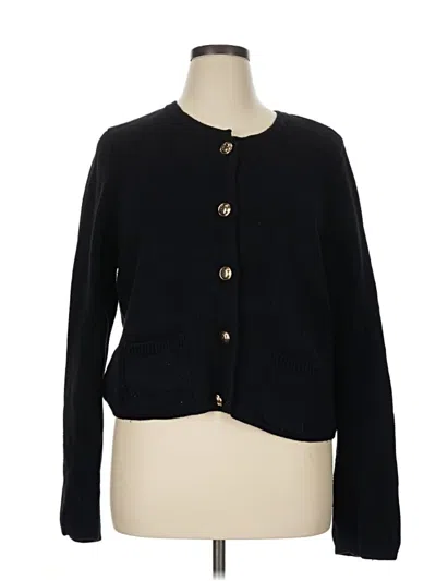 Pre-owned Gap Cardigan Sweater In Black