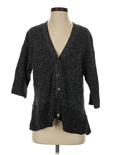 Pre-owned Gap Cardigan Sweater In Black