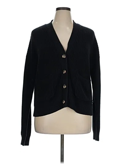Pre-owned Gap Cardigan Sweater In Black