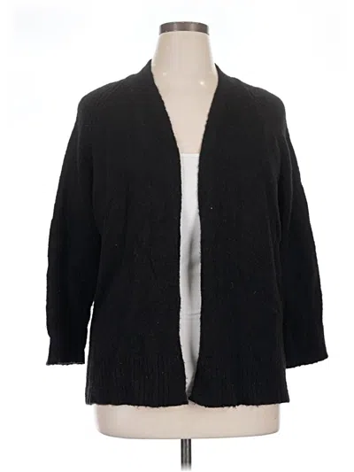 Pre-owned Gap Cardigan Sweater In Black