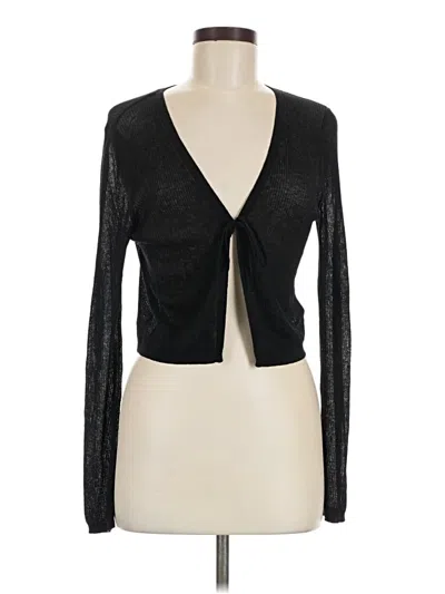 Pre-owned Gap Cardigan Sweater In Black
