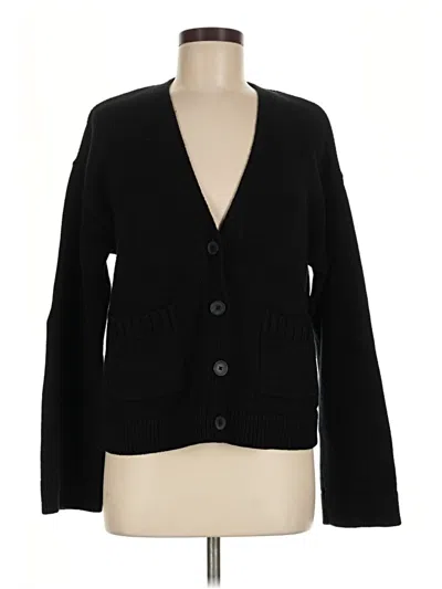 Pre-owned Gap Cardigan Sweater In Black
