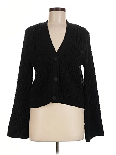 Pre-owned Gap Cardigan Sweater In Black