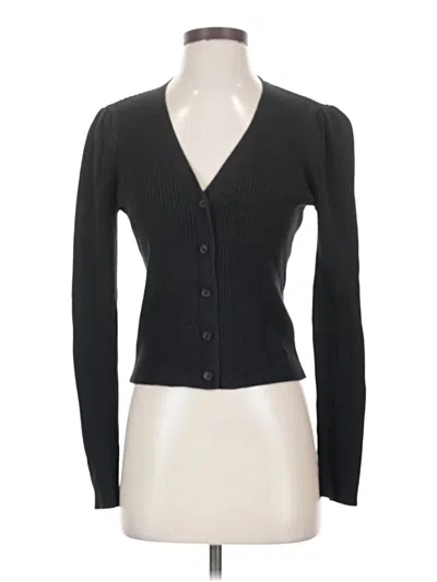 Pre-owned Gap Cardigan Sweater In Black