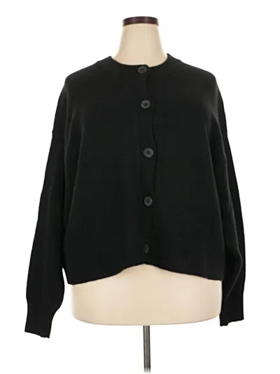 Pre-owned Gap Cardigan Sweater In Black