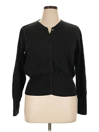 Pre-owned Gap Cardigan Sweater In Black