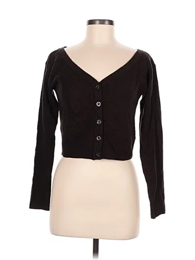 Pre-owned Gap Cardigan Sweater In Black