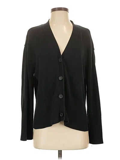 Pre-owned Gap Cardigan Sweater In Black