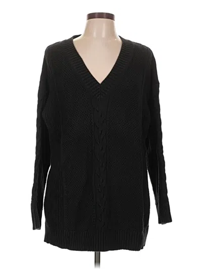 Pre-owned Gap Cardigan Sweater In Black