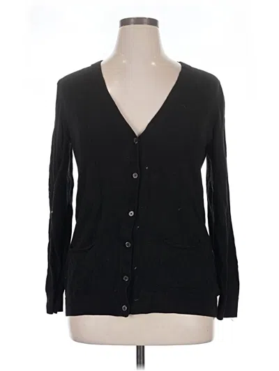 Pre-owned Gap Cardigan Sweater In Black