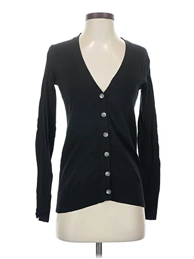 Pre-owned Gap Cardigan Sweater In Black