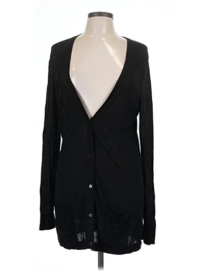 Pre-owned Gap Cardigan Sweater In Black