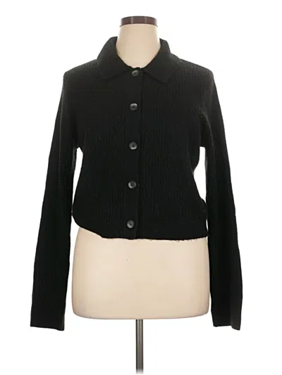 Pre-owned Gap Cardigan Sweater In Black