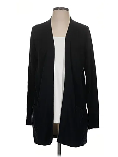 Pre-owned Gap Cardigan Sweater In Black