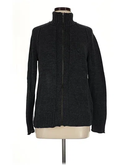 Pre-owned Gap Cardigan Sweater In Black