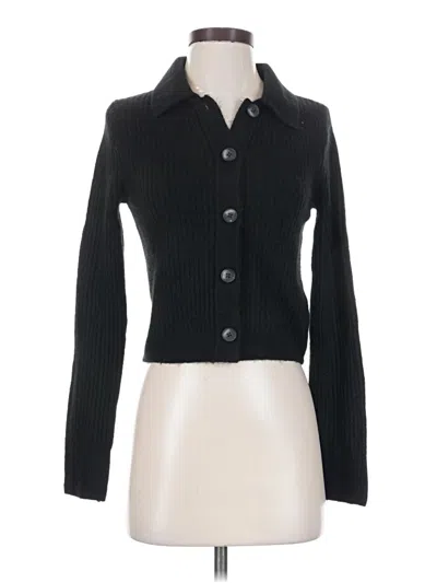 Pre-owned Gap Cardigan Sweater In Black