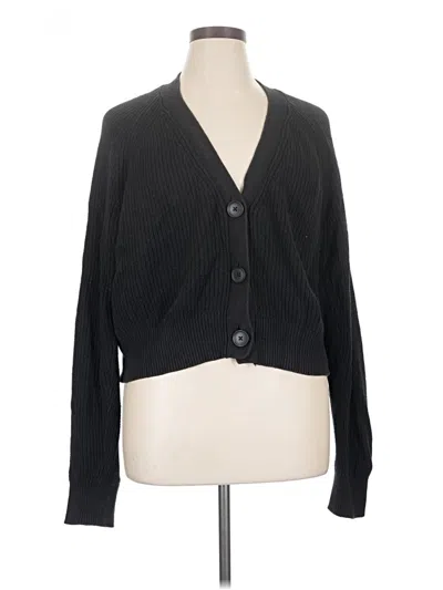 Pre-owned Gap Cardigan Sweater In Black
