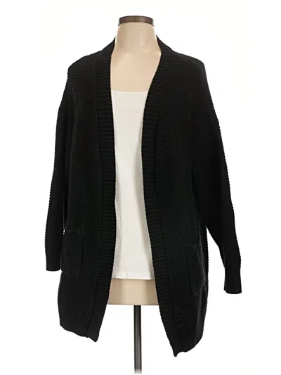 Pre-owned Gap Cardigan Sweater In Black