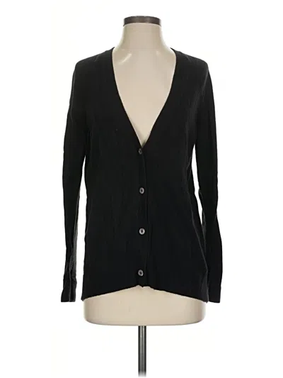 Pre-owned Gap Cardigan Sweater In Black