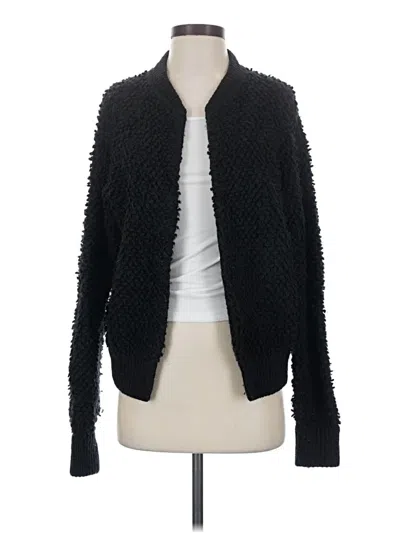 Pre-owned Gap Cardigan Sweater In Black