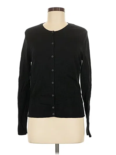 Pre-owned Gap Cardigan Sweater In Black