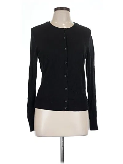 Pre-owned Gap Cardigan Sweater In Black