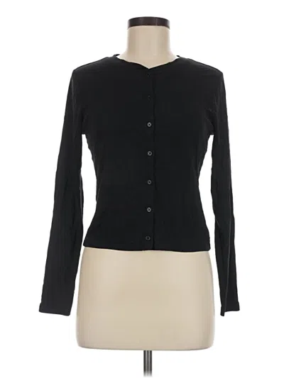 Pre-owned Gap Cardigan Sweater In Black