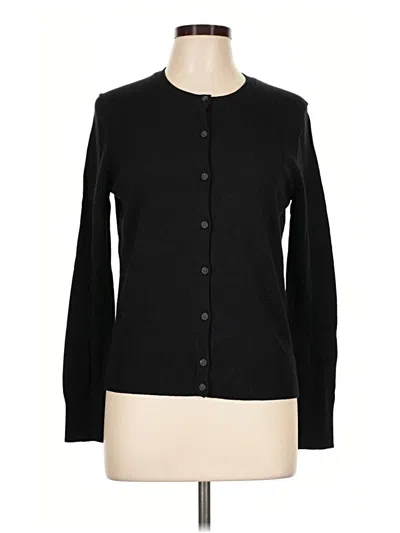 Pre-owned Gap Cardigan Sweater In Black