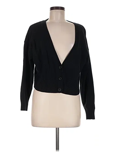 Pre-owned Gap Cardigan Sweater In Black