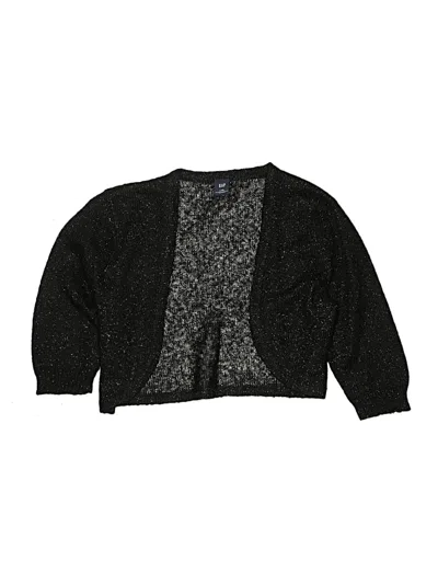 Pre-owned Gap Kids' Cardigan Sweater In Black