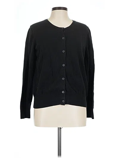 Pre-owned Gap Cardigan Sweater In Black