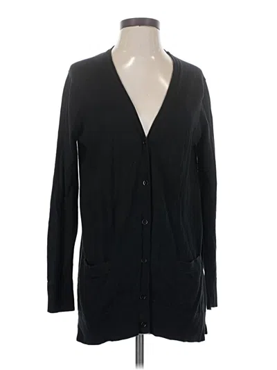 Pre-owned Gap Cardigan Sweater In Black