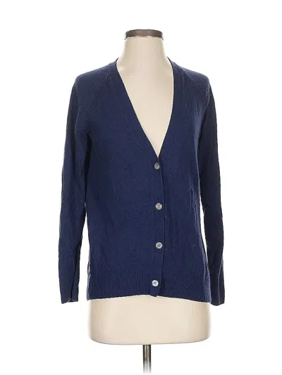 Pre-owned Gap Cardigan Sweater In Blue