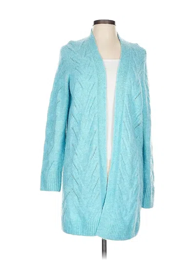 Pre-owned Gap Cardigan Sweater In Blue