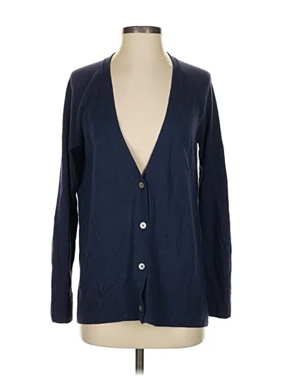 Pre-owned Gap Cardigan Sweater In Blue