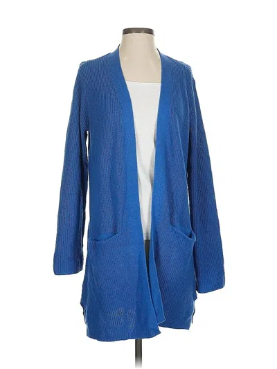 Pre-owned Gap Cardigan Sweater In Blue