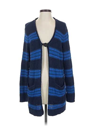 Pre-owned Gap Cardigan Sweater In Blue
