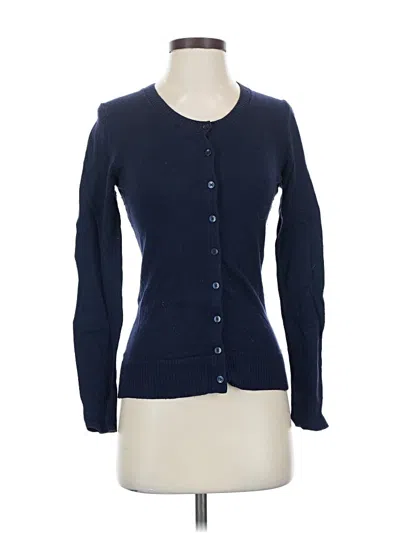 Pre-owned Gap Cardigan Sweater In Blue