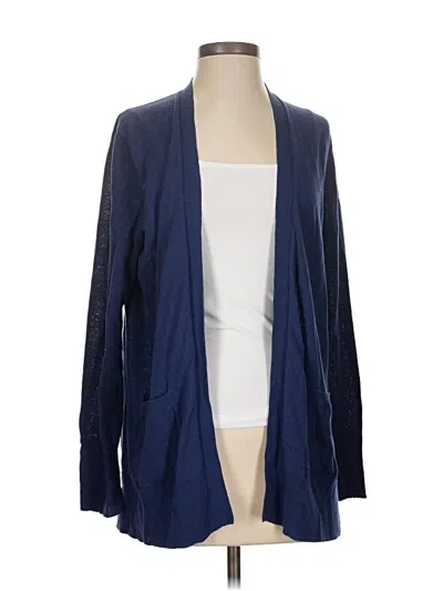 Pre-owned Gap Cardigan Sweater In Blue