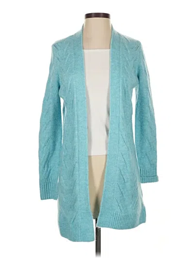 Pre-owned Gap Cardigan Sweater In Blue