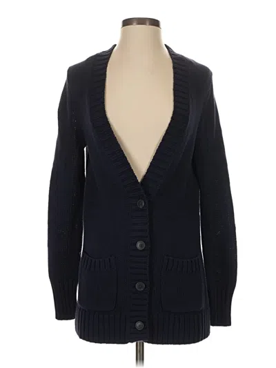 Pre-owned Gap Cardigan Sweater In Blue