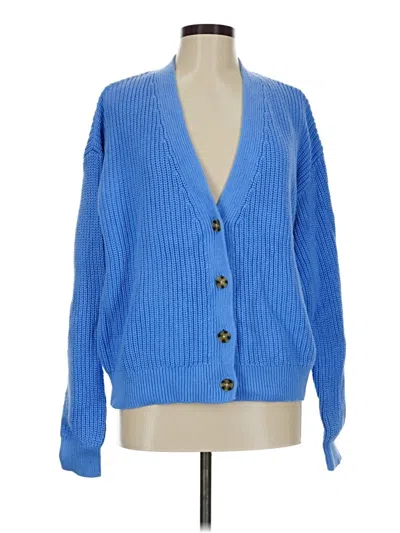 Pre-owned Gap Cardigan Sweater In Blue