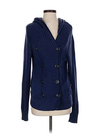 Pre-owned Gap Cardigan Sweater In Blue