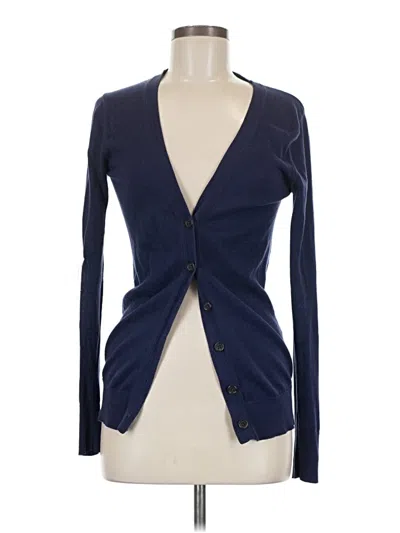 Pre-owned Gap Cardigan Sweater In Blue