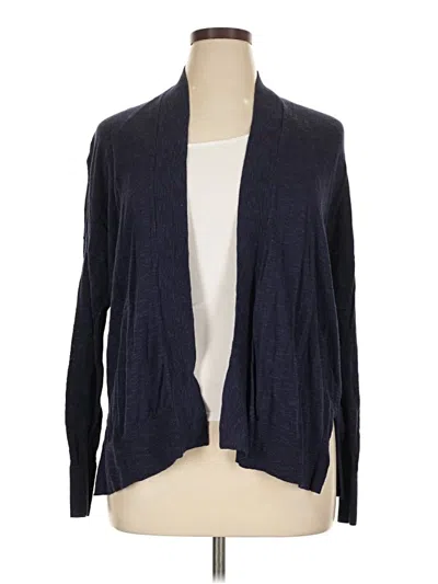 Pre-owned Gap Cardigan Sweater In Blue