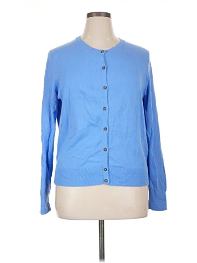 Pre-owned Gap Cardigan Sweater In Blue